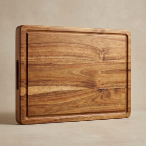 Pestsafe Extra-Large Reversible Acacia Wood Cutting Board with Juice Groove