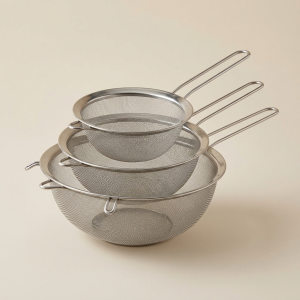 Pestsafe Fine Mesh Stainless Steel Strainer Set, 3 Pack