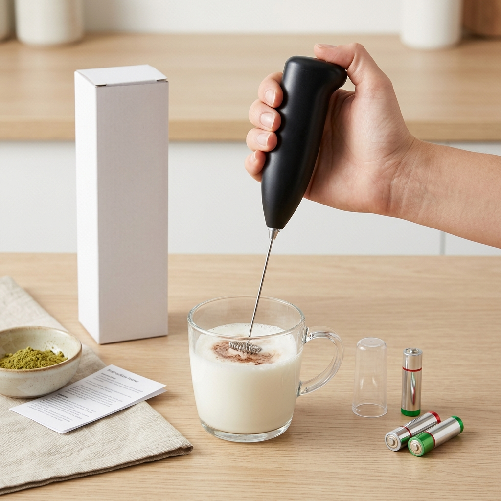 Pestsafe Compact Electric Milk Frother and Drink Mixer - Image 4