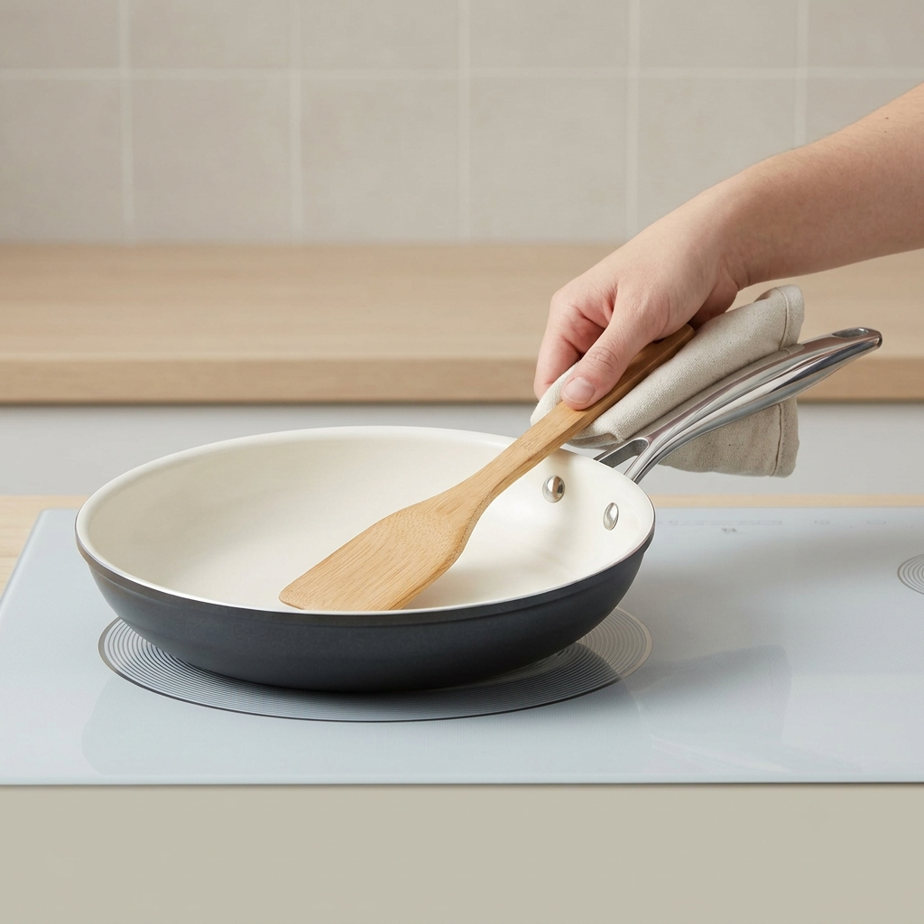 Pestsafe 10-Inch Ceramic Nonstick Fry Pan Skillet - Image 4